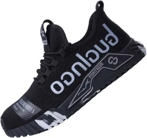 Wide Steel Toe for Women Cushion Safety Shoes,Men Composite Toe Shoe for Women Work and Safety Footwear Breathable Comfortable Slip Resistant,