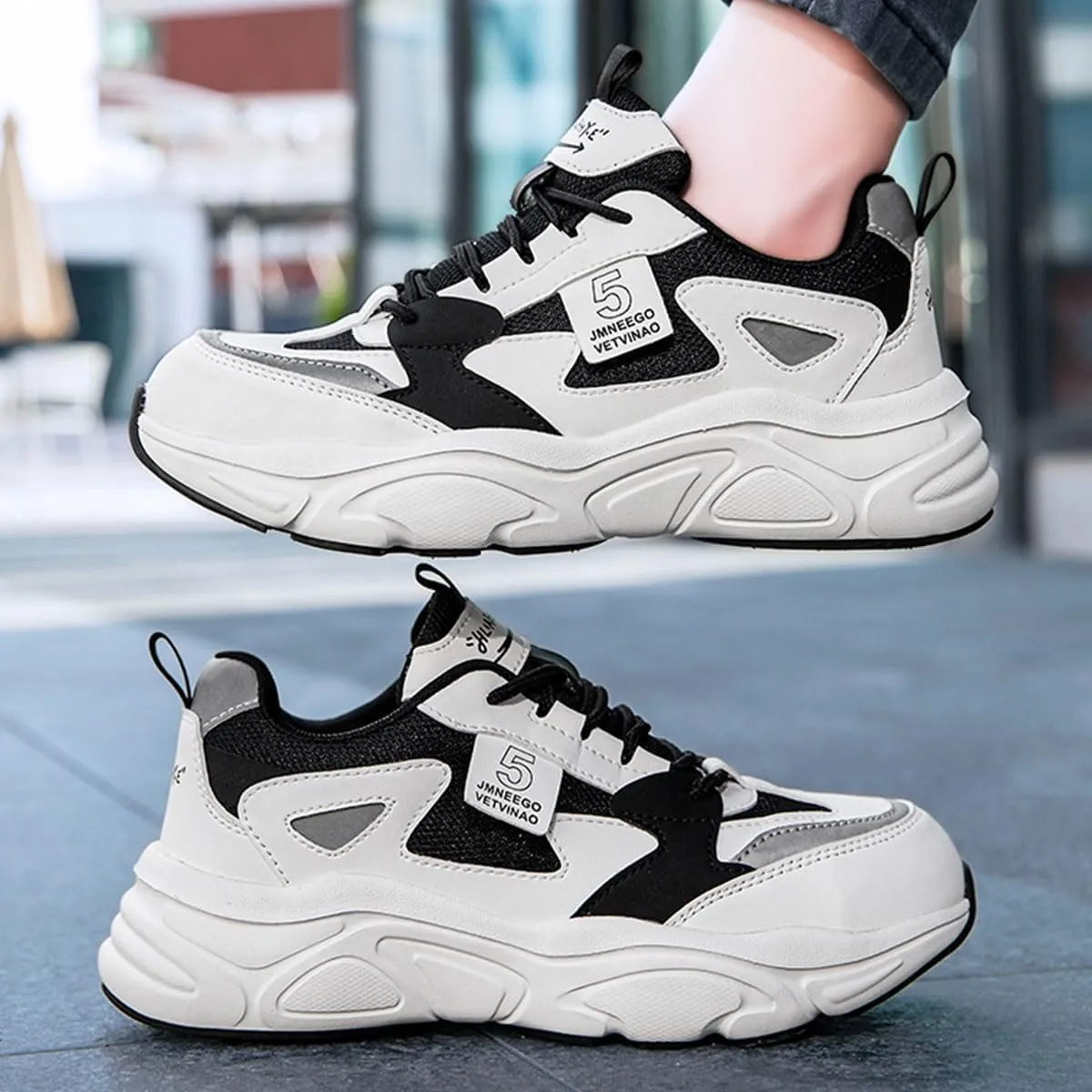Women's Work Safety Shoes Steel Toe Sneakers Comfortable Breathable Anti-Smash Kevlar Anti Stabbing Thick Bottom Pops Shoes Site Protection Shoes